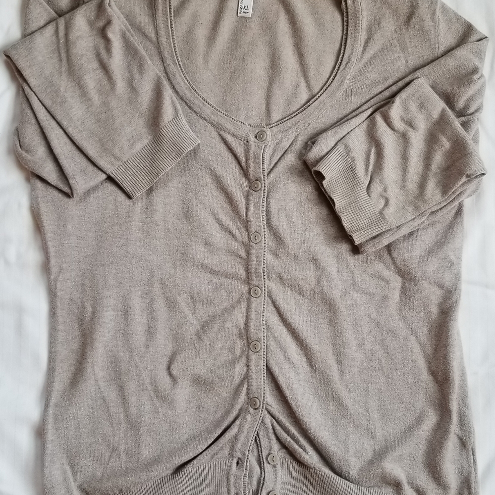 Brown/Gray Cardigan